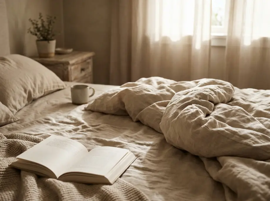 A quiet morning at home